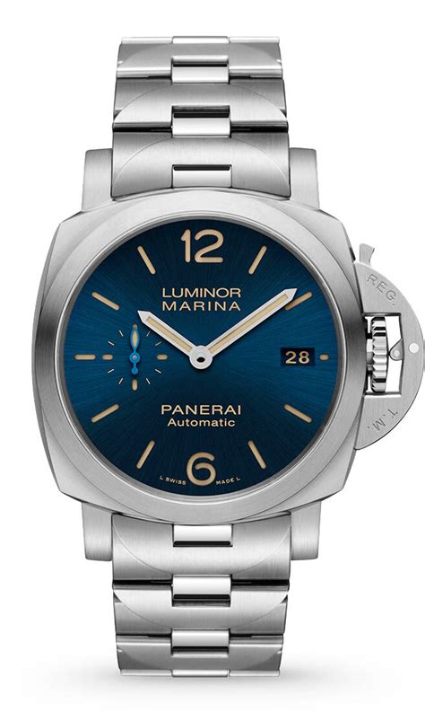 panerai luminor marina metal strap|panerai luminor marina 42mm.